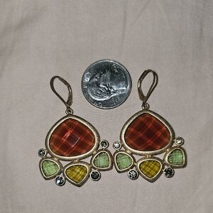 Elegant Multicolor Dangle Earrings